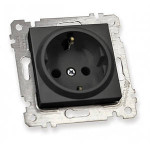 Механізи розетки з\з 16А Mutlusan чорний 47-05-53