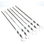 Шампур нерж плоский  58см Україна