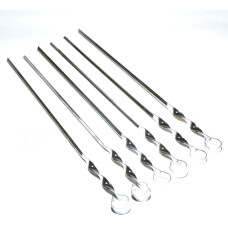 Шампур нерж плоский  58см Україна