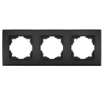 Рамка потрійна Viko Linnera Чорний 87545