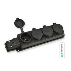 Колодка 1 гніздj з\з 16а каучук 62-54-14 87314