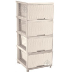 Комод 4 шухляди Алеана Ротанг 15125