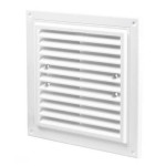 Вентиляційна решітка 250*250 мм з сіткою Домовент