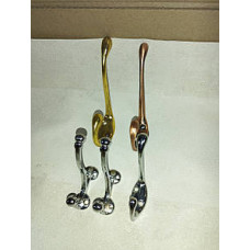 Гачок одинарний литий бронза-хром 3633 15817