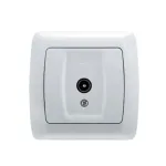 Розетка врізна одинарна TV 750м 5-862МГц Q-MAX 310