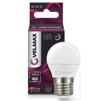 Лед-лампа Velmax 4W Е27 4100К 21-12-42 85033