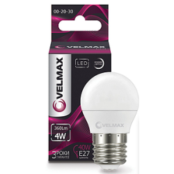 Лед-лампа Velmax 4W Е27 4100К 21-12-42 85033