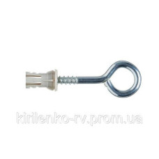 Гачок меблевий 4,0х40 (6х30) з дюбелем РХ-06