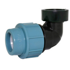 Коліно для труб ПВХ д25 3/4 зовн різьба