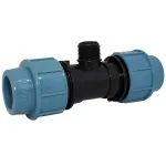 Трійник для труб ПВХ д32/32/3\4 зовн різьба