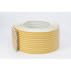 Стрічка ущільнююча гаражна біла D 12х10 1п/м