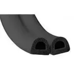 Стрічка ущільнююча гаражна чорна D 12х14 1п/м