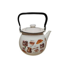 Чайник емаль 3,5л Кафе де Шері