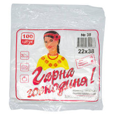 Пакет майка №38 22х38 100шт 1500212 Україна