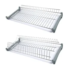 Сушка для посуду нерж 600мм з піддоном в шафу 159616 Україна