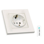 Розетка Multusan з/з білий 16А 47-01-04