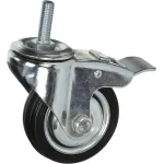 Колесо з гальмом зі штифтом синє д.100мм 47130