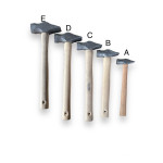 Молоток 550г з ручкою Порошкова фарба 390021