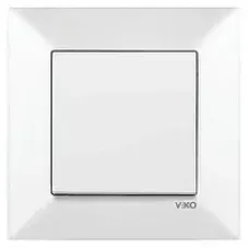 Вимикач врізний одинарний Viko Мерідіан 87102