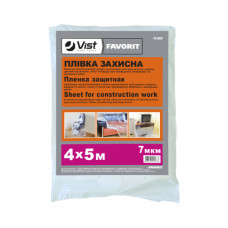Плівка захисна 4х5м 7мкр 20м2 19224 Україна