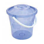 Відро харчове 8л прозоре з кришкою Україна