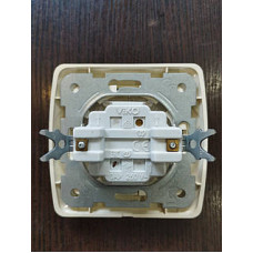 Вимикач врізний подвійний Viko Кармен