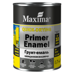 Грунт-емаль швидковисохаюча темно-коричнева Maxima 2,5кг 33841 Україна