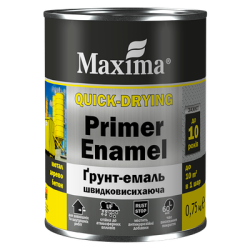Грунт-емаль швидковисохаюча темно-коричнева Maxima 2,5кг 33841 Україна