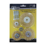 Набір щіток проволочних 5шт Werk WE107715 дрель 35082