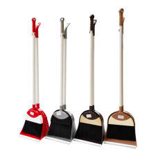 Совок Ленюх з щіткою 330 колор 15999