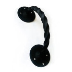 Ручка дверна 210 кручена полімер оксамит 47332