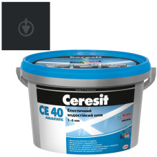 Затирка Ceresit 1кг вологостійка чорний 18 19560