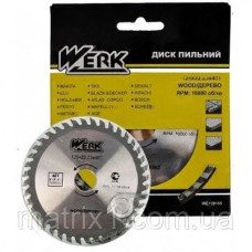 Диск пильний Werk 230х22 40зуб. по дереву 390898