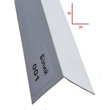 Кут захисний пластиковий декоративний 20х20 вільха (130) 2,7м.