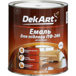 Емаль жовто-коричнева ПФ-266 DekArt Україна 2,8кг(р)