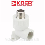 Кут установочний ППР д25х3/4 в/р 24006