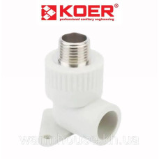 Кут установочний ППР д25х3/4 в/р 24006