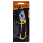 Ніж трапеція Alloid 5лез розкладний прогумований 390280