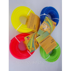 Леска для тримера 3.0мм трос 15м GEO-LUX 179474