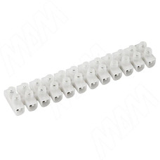 Клемник білий 5А/6мм Лемансо 87044