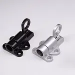 Засов для подв дверей 10см срібло