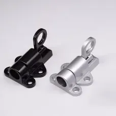 Засов для подв дверей 10см срібло