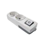 Колодка Sokol 2 гнізда з/з з вимик. 87467