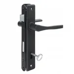 Замок врізний з ручками Jania OZ 90/22 під ключ буратіно 47358