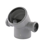 Коліно каналізаційне д110 з 2-ма відводами д50 Україна