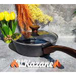 Сковорода Маестро 24см 1216 з кришкою 152420