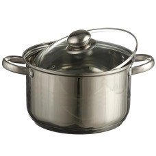 Каструля нерж А+ 2168 5,1л 15253