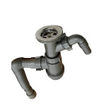 Сифон нерж. випуск Лотос економ LN 03.01 COS Сантехпласт 27886