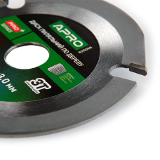 Диск пильний 125х22.2 3T з напайками APRO 390178