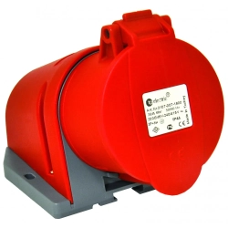 Роз'єм силовий настін. 16А/5 TP electric IP44 (3P+N+PE) 62-66-82 87633